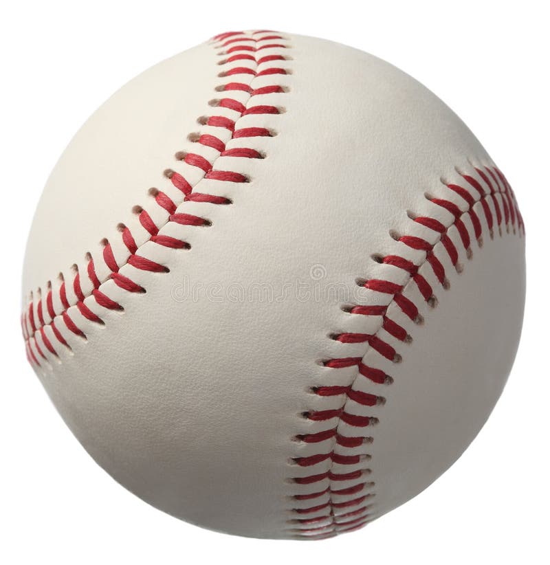 Ball for baseball play in close up. Ball for baseball play in close up.