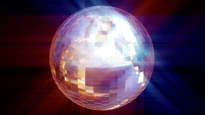 Bola do disco da animação 3d