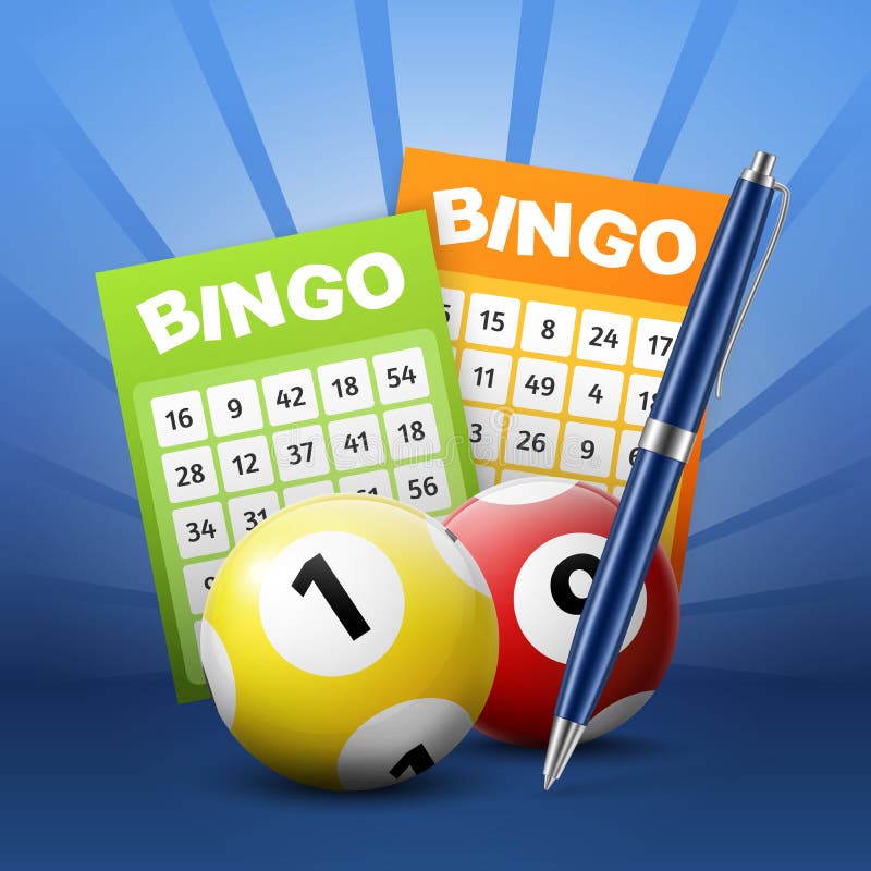 bolas de loteria vetor 3d bingo, loteria ou jogos de keno 15485968