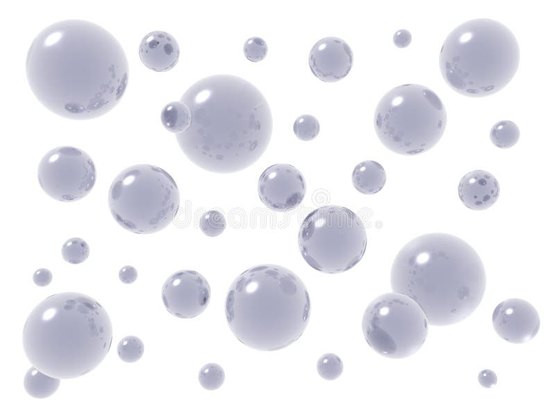 Bolas de cristal grises ilustración del vector Bolas de cristal grises ilustración del vector