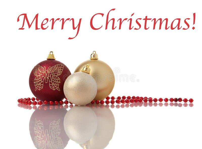 Bolas de la decoración de la Navidad con los granos foto de archivo libre de regalías Bolas de la decoración de la Navidad con los granos foto de archivo libre de regalías
