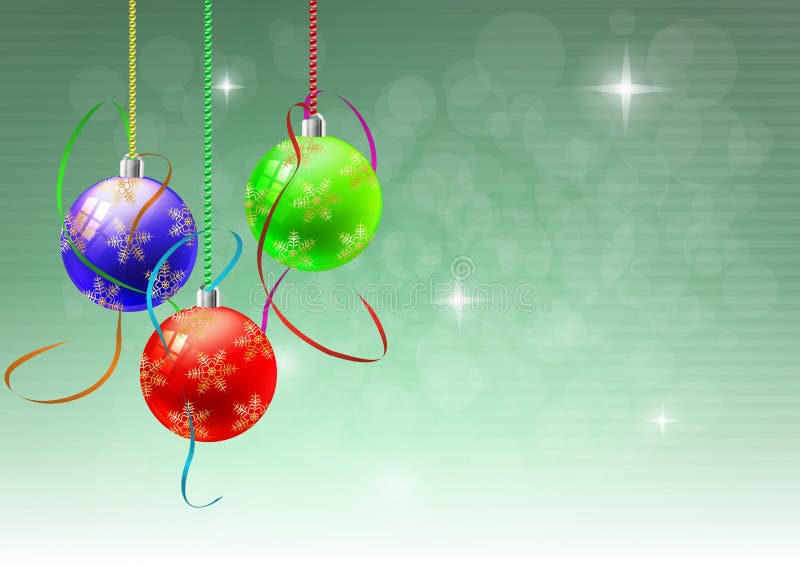 Bolas do Natal ilustração royalty free Bolas do Natal ilustração royalty free