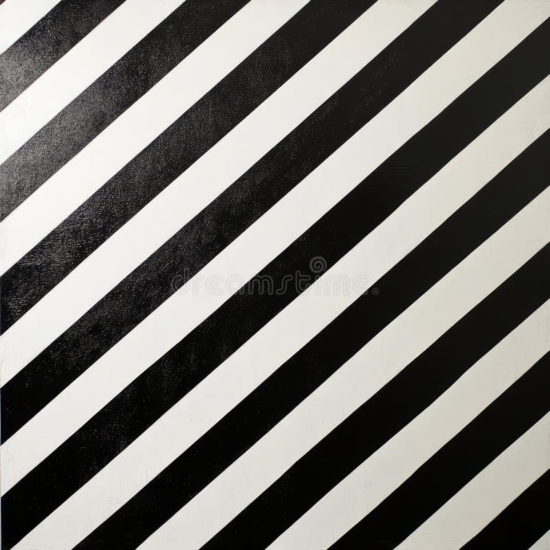 Bold Black and White Diagonal Striped Pattern - Modern Geometric Abstract Design for Background royalty free illustration