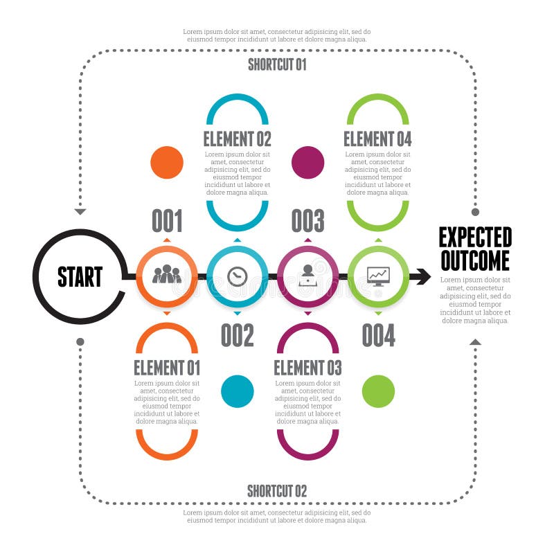 circle infographic with lines circle infographic with lines