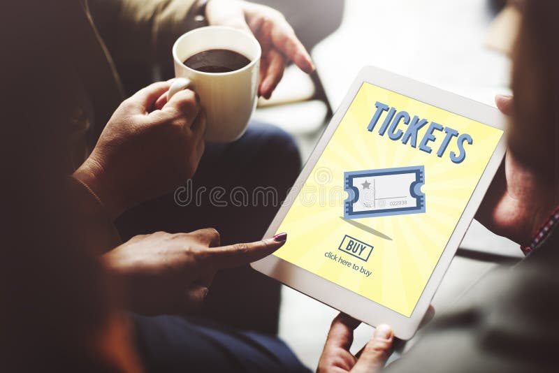 Tickets Buying Payment Event Entertainment Concept. Tickets Buying Payment Event Entertainment Concept.