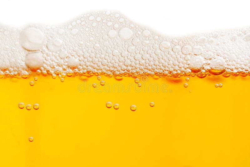 Close up of beer bubbles. Close up of beer bubbles