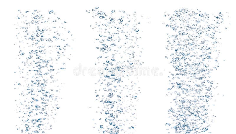 Underwater bubbles and close up wave water isolated on white background. Underwater bubbles and close up wave water isolated on white background