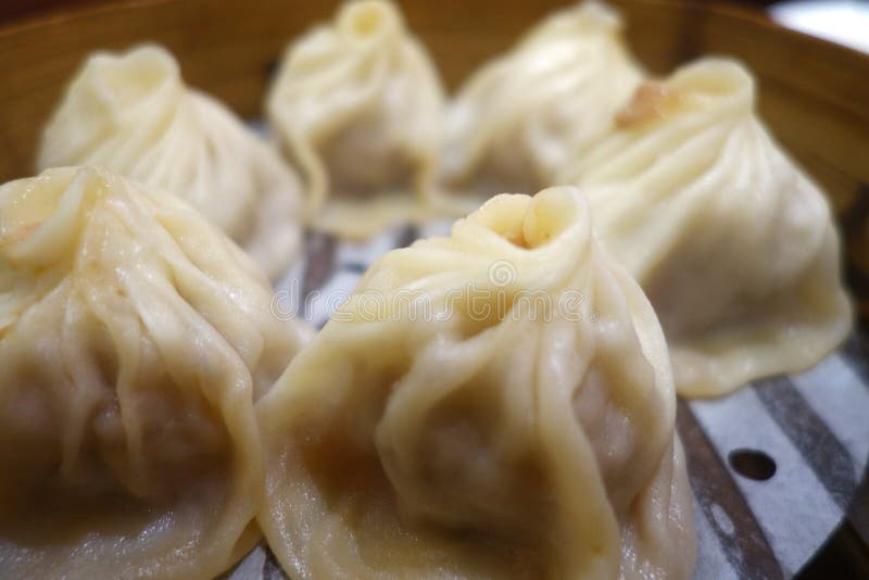 Bolinha de massa tradicional Xiao Long Bao da sopa foto de stock Bolinha de massa tradicional Xiao Long Bao da sopa foto de stock