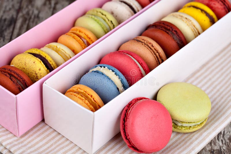 Macarons imagem de stock royalty free