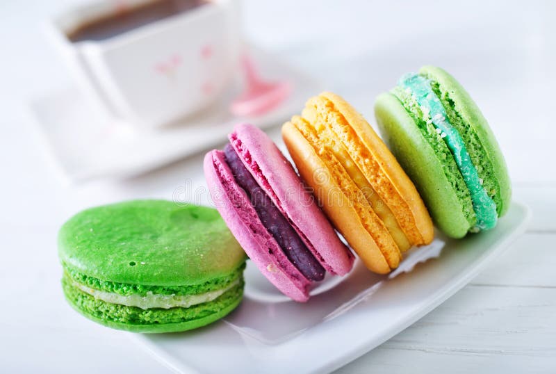 Macarons imagem de stock royalty free