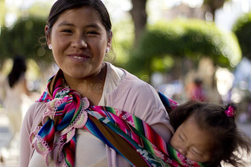 Boliviaans mamma stock fotografie Boliviaans mamma stock fotografie