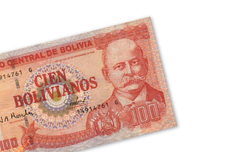 Bolivian Currency stock image. Image of purple, twenty 1976091
