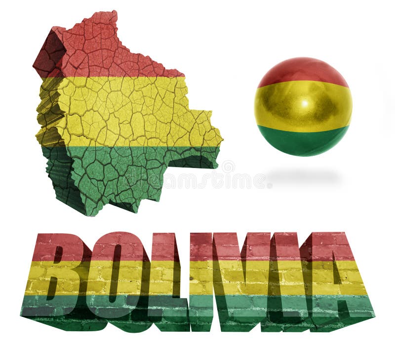 Bolivien-Symbole lizenzfreie abbildung Bolivien-Symbole lizenzfreie abbildung