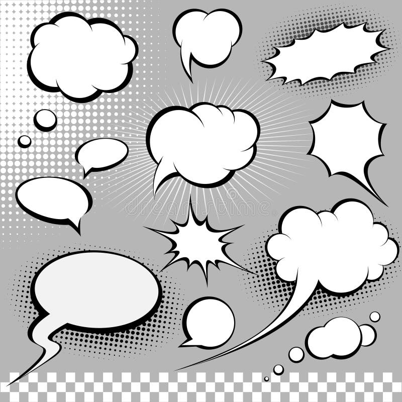 bolle comiche di discorso royalty illustrazione gratis bolle comiche di discorso royalty illustrazione gratis