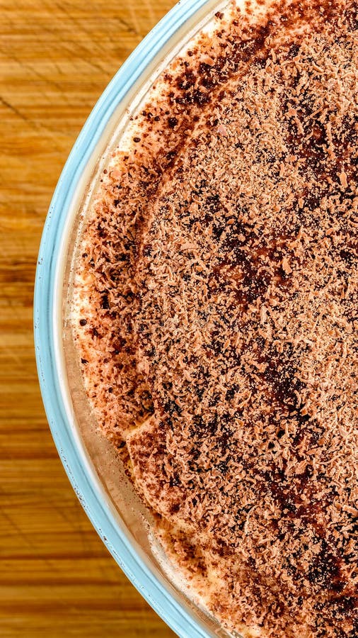 Bolo caseiro do Tiramisu imagens de stock