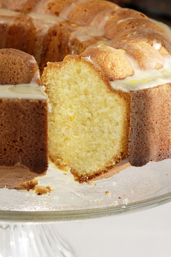 Delicious bundt cake with orange glaze icing. Delicious bundt cake with orange glaze icing