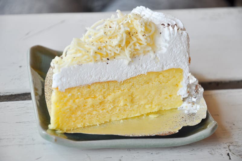 Cheesecake de chocolate branco foto de stock royalty free