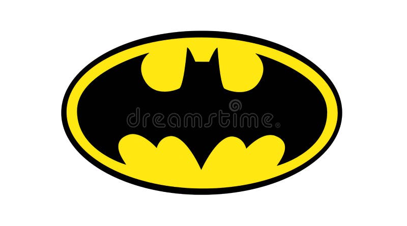 The Famous Batman Logo To Celebrate the Batmans 80th Birthday. Editorial  Photo - Image of emblem, hero: 191718721