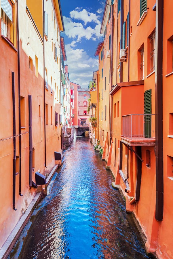 Bologna, Italy - Finestrella, Little Venice of Bologna Stock Image - Image  of cityscape, house: 241920497