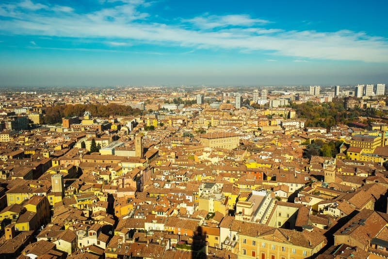Bologna widzieć od above zdjęcie stock Bologna widzieć od above zdjęcie stock