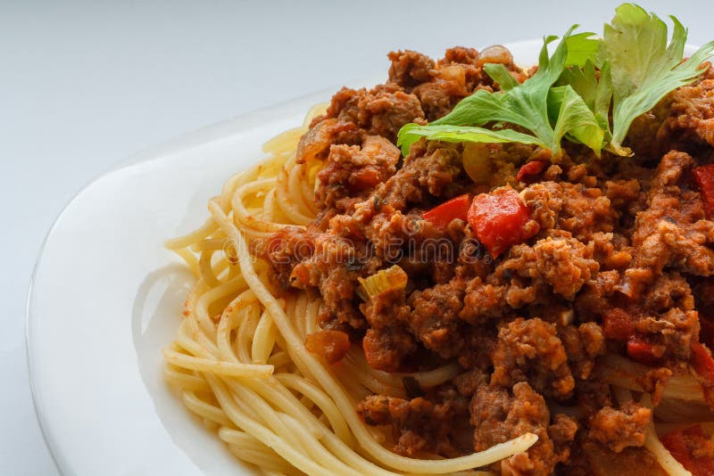 bolognese спагетти стоковое фото rf bolognese спагетти стоковое фото rf