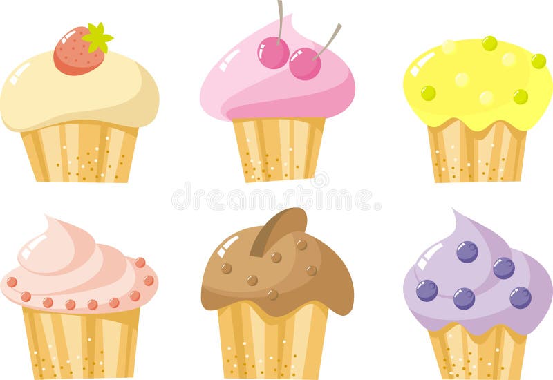 Bolos ilustração royalty free