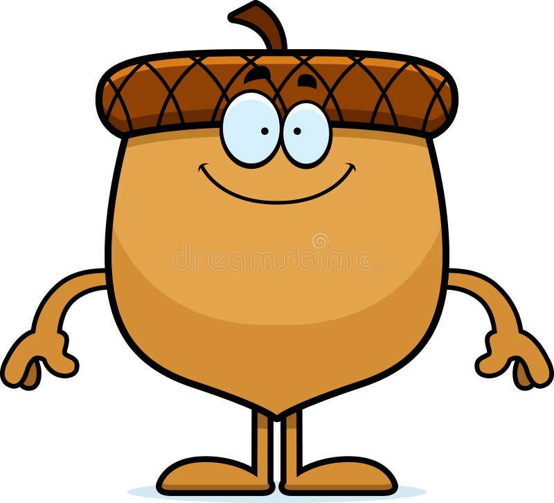Bolota feliz dos desenhos animados ilustração royalty free Bolota feliz dos desenhos animados ilustração royalty free
