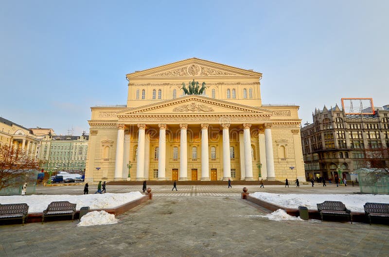 Bolshoi Theatre stock photo