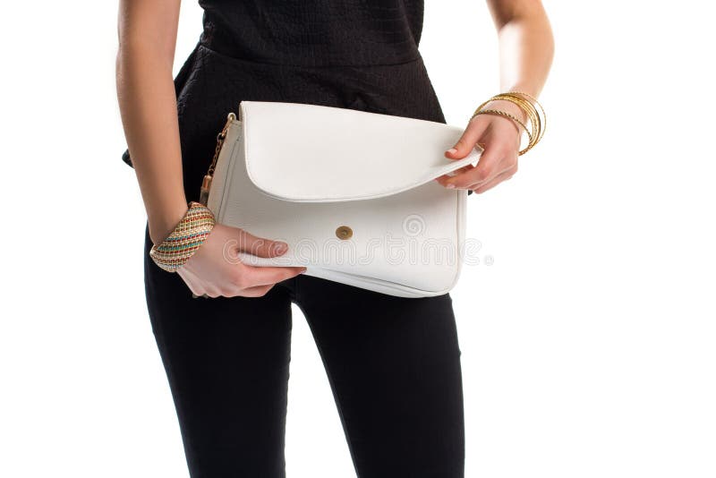 bolso blanco para mujer