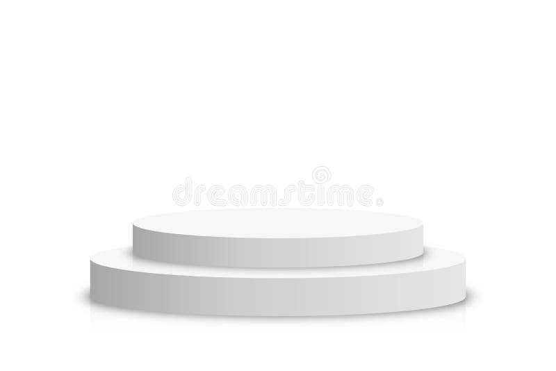 Modelo Branco 3d Podium Em Forma De Hexágono. Palco Vazio Ou Modelo De  Pedestal Isolado Em Fundo Branco. Pódio Ou Plataforma Para Ilustração do  Vetor - Ilustração de objeto, cerimônia: 216438661