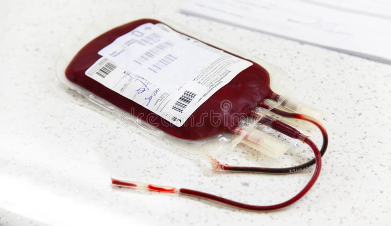 Bolso de la sangre fotografía de archivo Bolso de la sangre fotografía de archivo