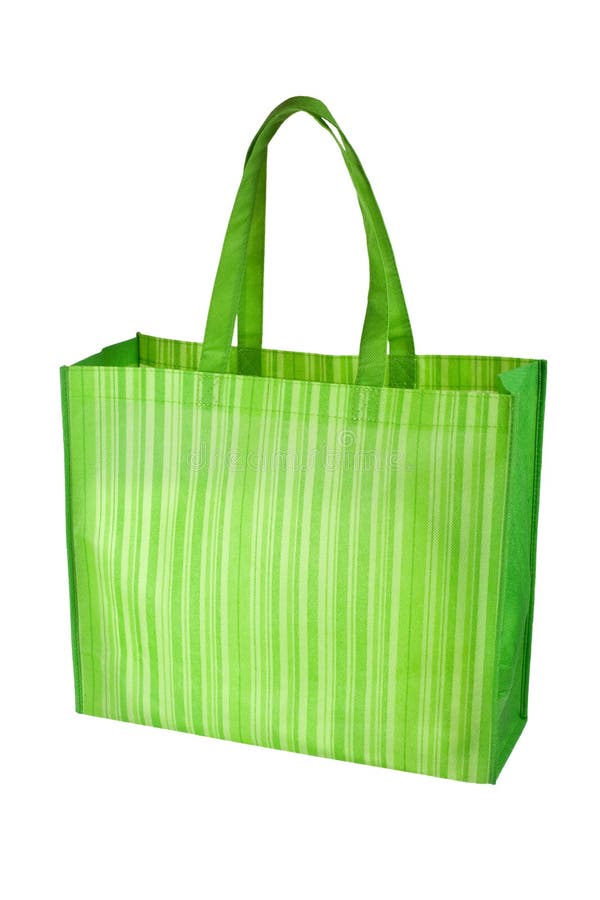 Bolso de tienda de comestibles reutilizable verde vacío