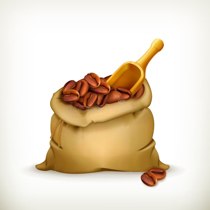 Bolso del café ilustración del vector Bolso del café ilustración del vector