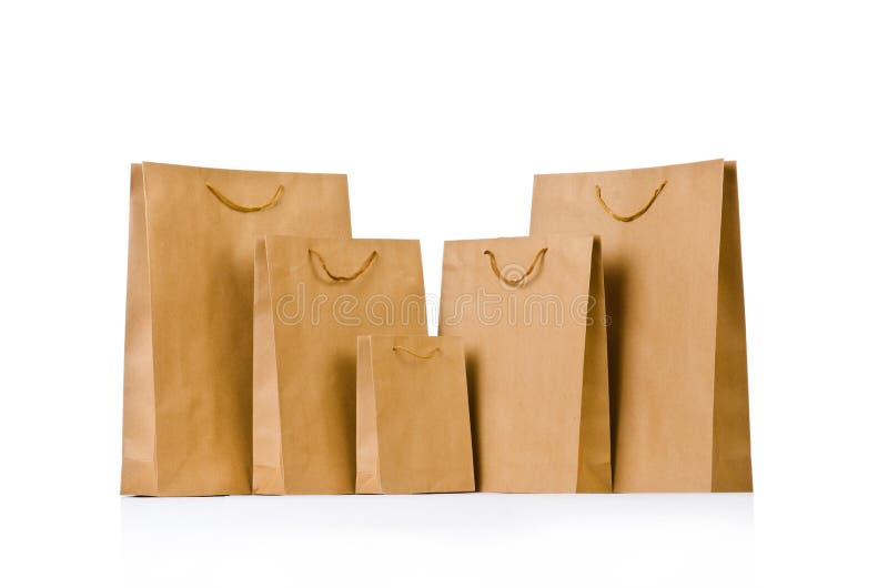 Download Bolsos de compras aislados foto de archivo. Imagen de nuevo - 41917332