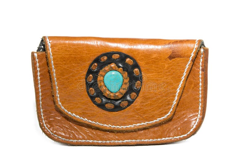 Bolsos De Cuero Hechos a Mano Foto de - Imagen embrague, fondo: 55859306