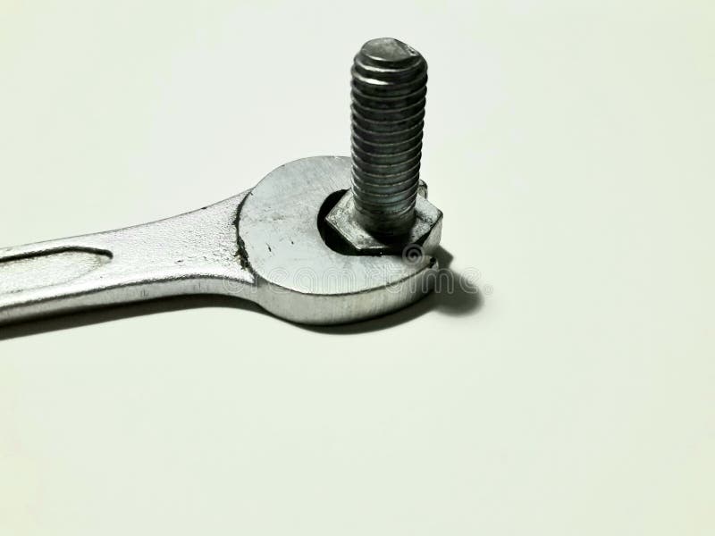 Bolt and Wrench Fastener on Car Trunk Stock Image Image of trunk