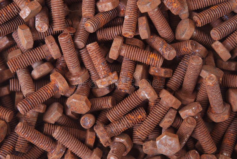 Bolts stock image. Image of rusted, mechanic, chrome 26789887