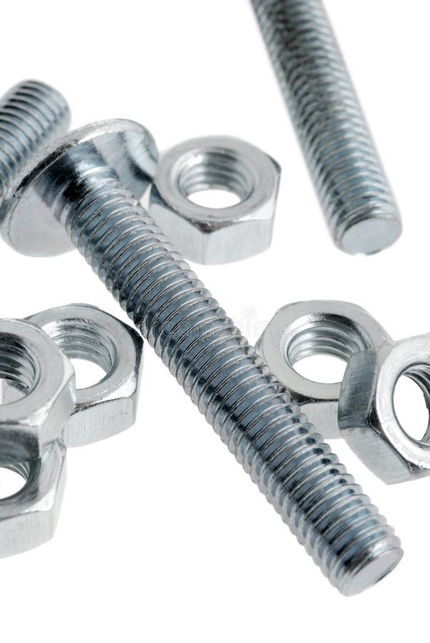 Bolts and nuts stock photo. Image of metal, backgrounds 9509704