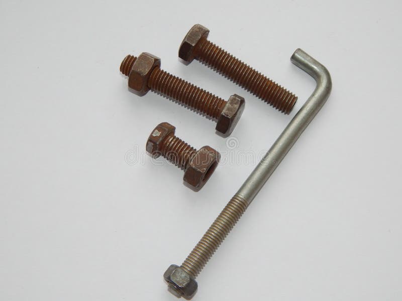 Bolts and nuts for repair stock image. Image of steel 138139989