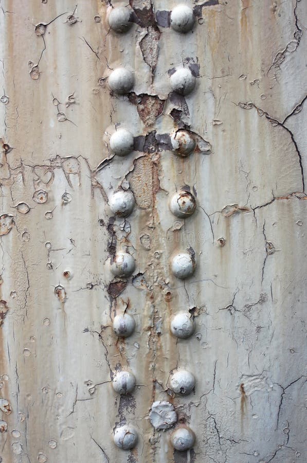 Bolts and Screws on Painted Surface Stock Photo Image of painted