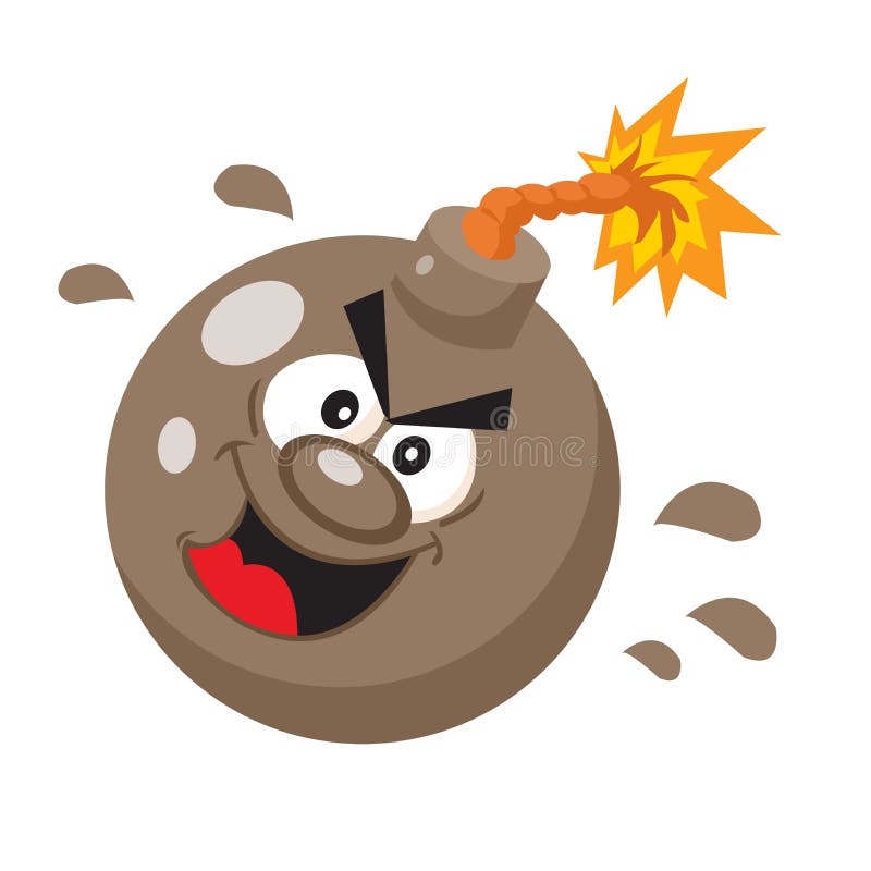 Bomb stock vector. Illustration of cartoon, evil, comic 50762531