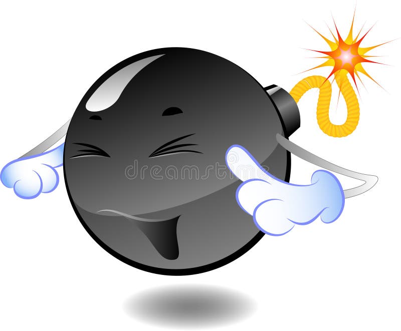 Bomb Series of Cartoon Bombs Stock Vector Illustration of bomb