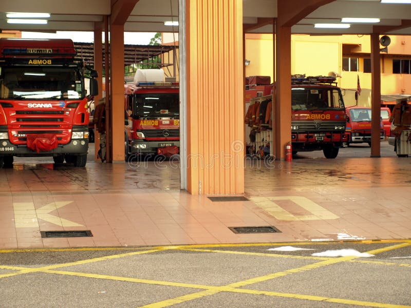 Fire rescue Melaka stock image