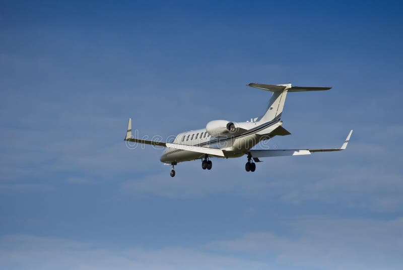 Bombardier Aerospace Learjet 45 Business Jet Stock Photo Image of