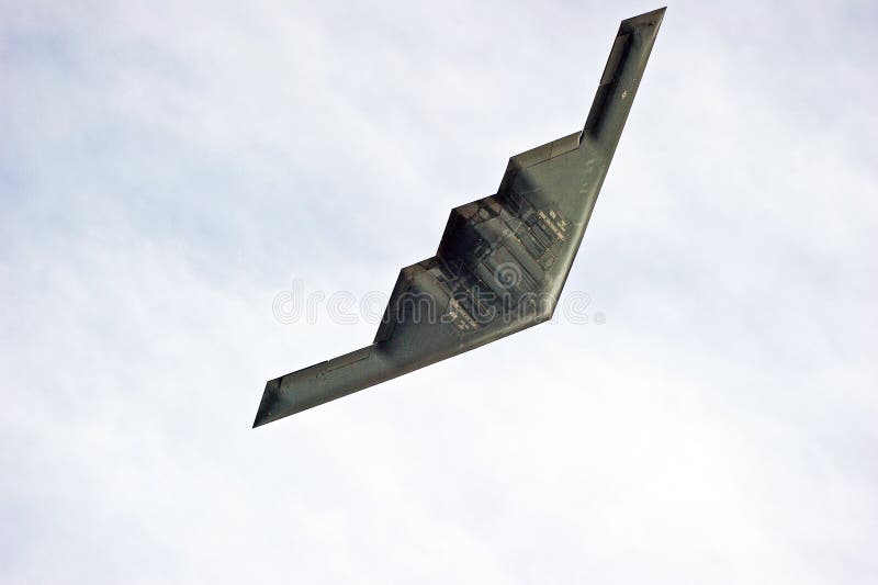 Bombardier de discrétion de Northrop Grumman B-2 photos libres de droits Bombardier de discrétion de Northrop Grumman B-2 photos libres de droits