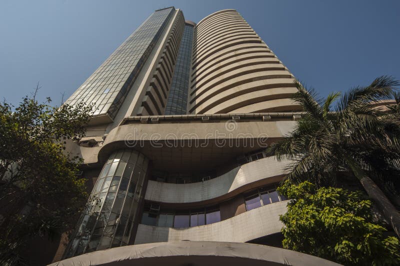 The Bombay Stock Exchange in Mumbai Stock Photo Image of finance