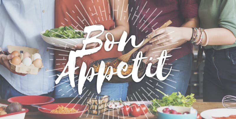 Bon Appetit Food Delicious Meal Concept