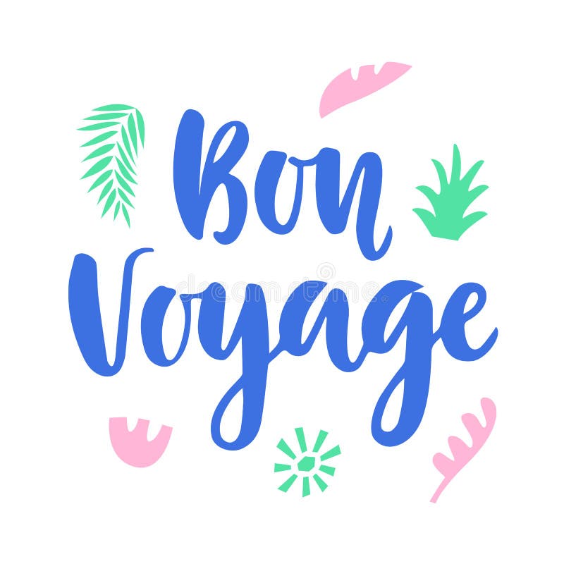 bon-voyage-poster-with-hand-written-lettering-and-floral-tropical