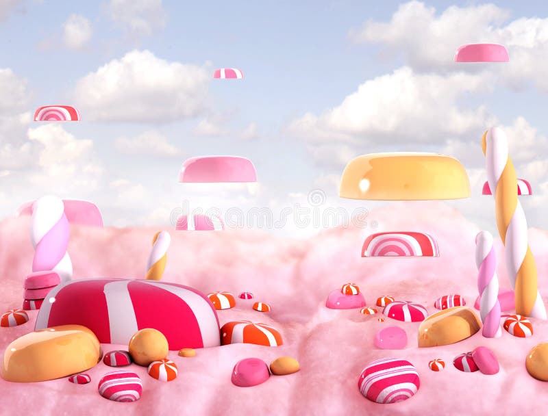 Bonbons de cordon de sucrerie illustration stock Bonbons de cordon de sucrerie illustration stock