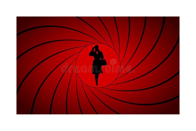 Spy stock vector. Illustration of firearm, aiming, background - 48579700